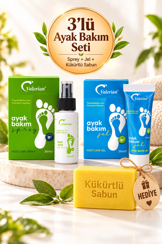 Valerian Ayak Sprey & Jel – Etkisine Şaşırtacak Set
