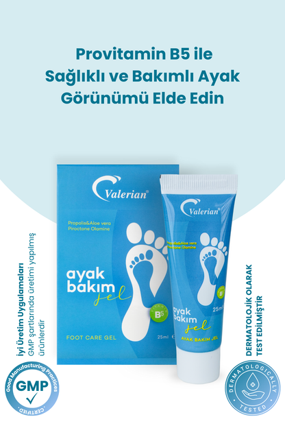 Valerian Foot Gel – Instant Protection and Relief Against Nail, Foot Fungus and Odor